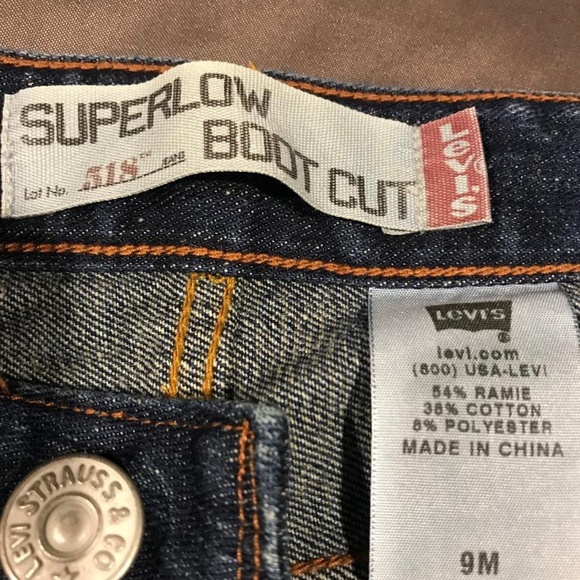 Levis Bootcut DkWash 518 Jeans - Picture 5 of 6